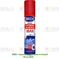 Аэрозоль BROS «Max»: надежное средство защиты от кровососущих насекомых